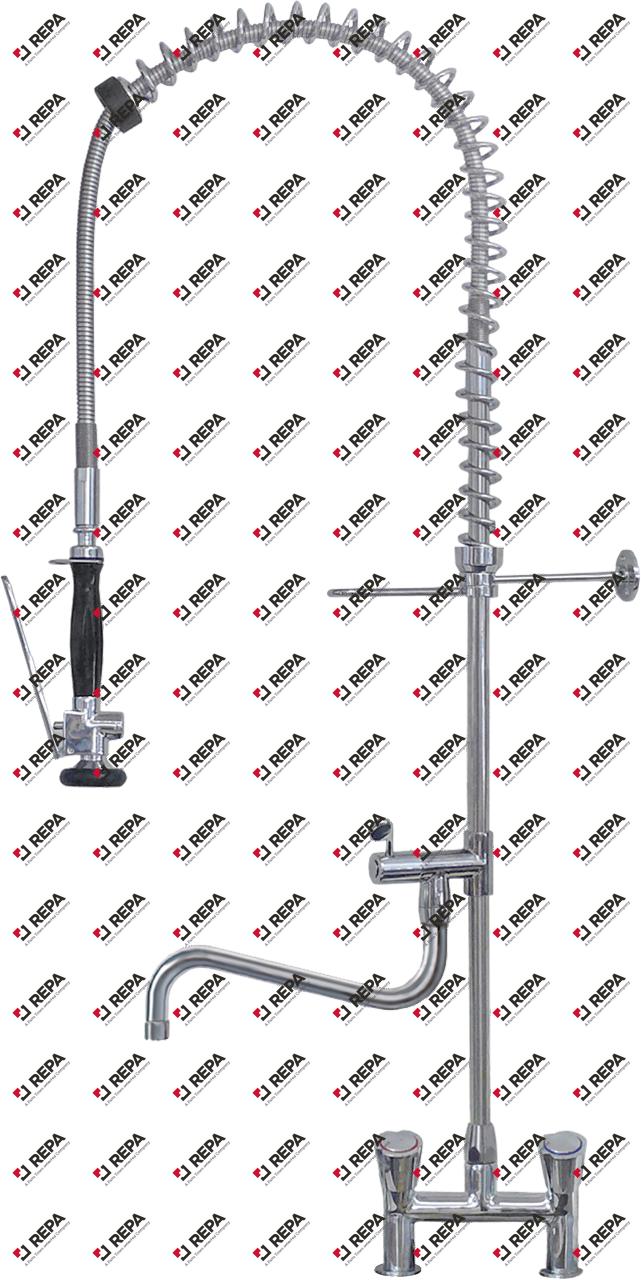 Pre-rinse unit PREMIUM hood handle tap head 3/4"