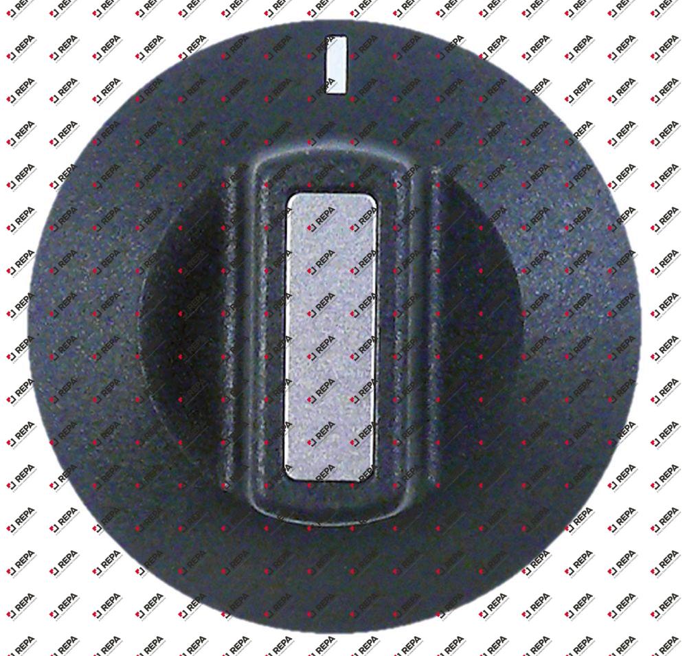 Knebel Schalter Nullstrich ø 50 mm Achse ø 6x4,6mm