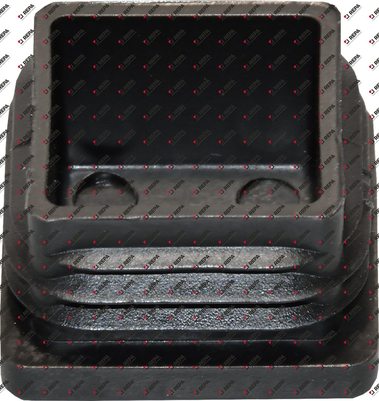 Tappo terminale nero L 30mm lar. 30mm
