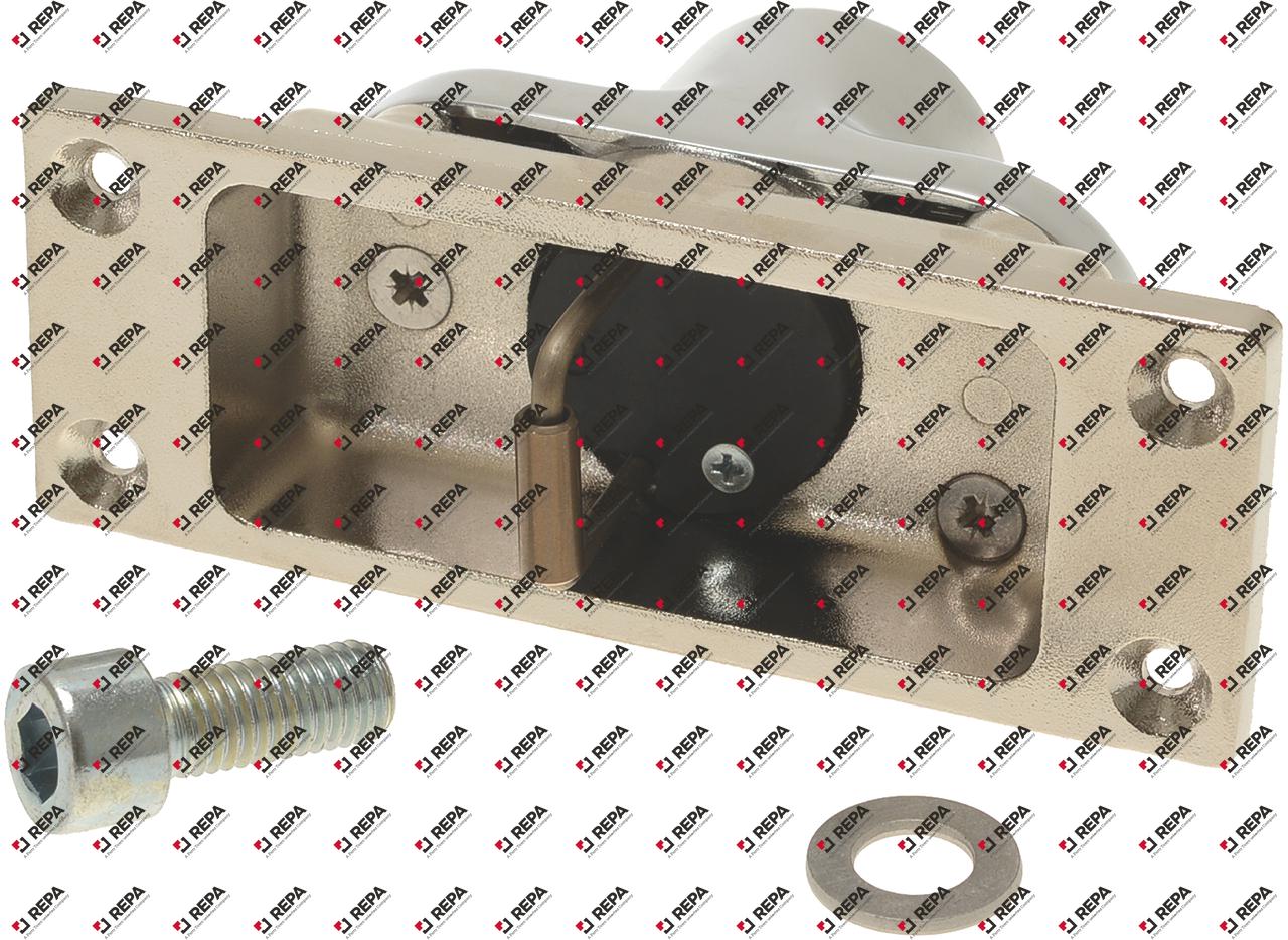 Serrure de porte L 124mm lar. 46mm