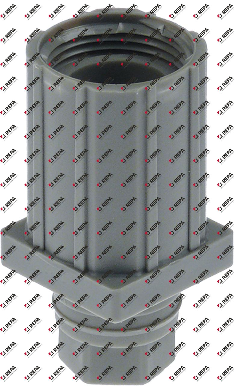 Gerätefuß Kunststoff H 23-53mm Nutzlast 90 kg