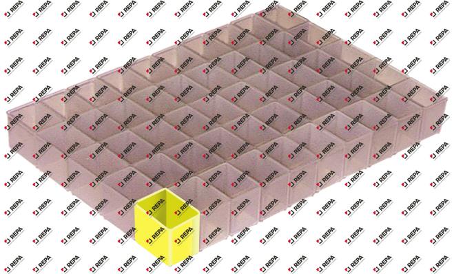 Divisor para cajas de kits H 47 mm An 39 mm B1/0