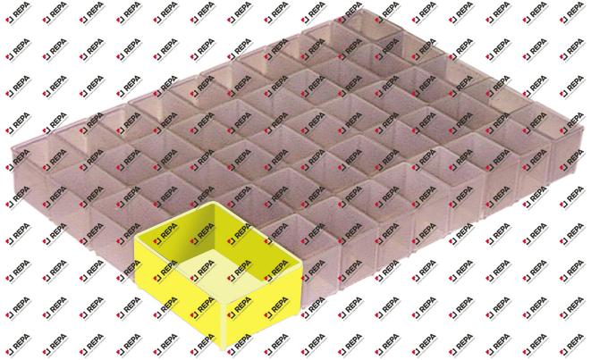 Divisor para cajas de kits H 47 mm An 79 mm B4/2