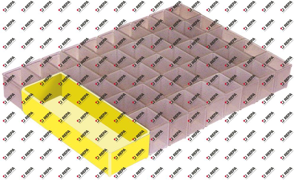 Sortimentskasteneinsatz H 47 mm B 79 mm B8/2