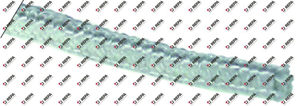 O-ringkoord vierkant grootte 16x16mm t.max. 550°C
