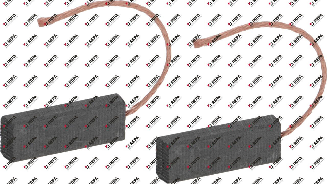 Kohlebürste Größe 35x12,5x5mm Motor Waschmaschine