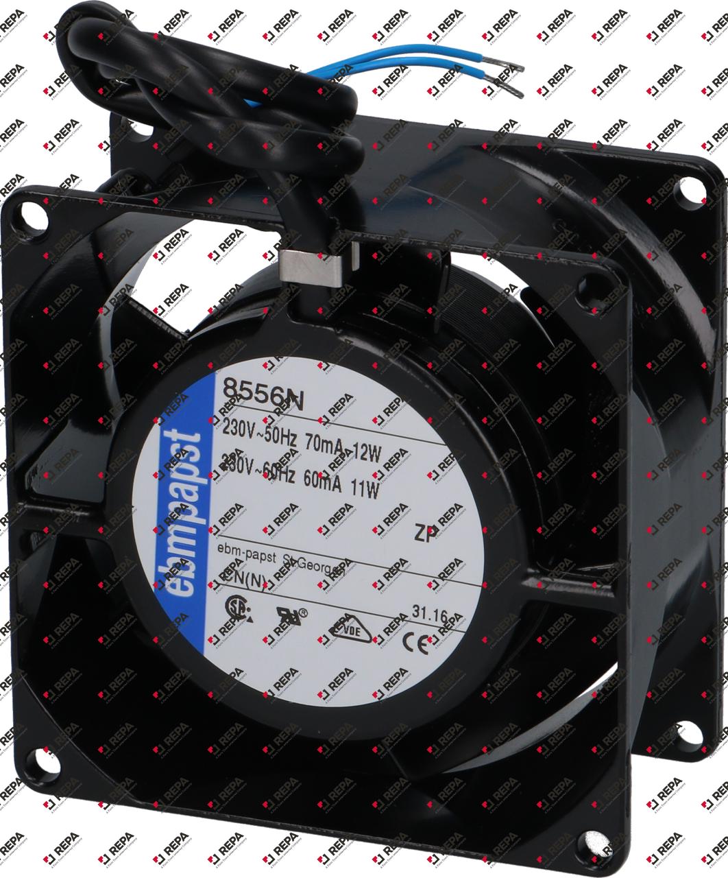axial fan L 80mm W 80mm H 38mm 230VAC 50/60Hz 12W