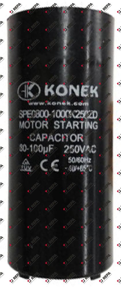 Anlaufkondensator 80/100µF 250 V ø 47 mm H 83 mm