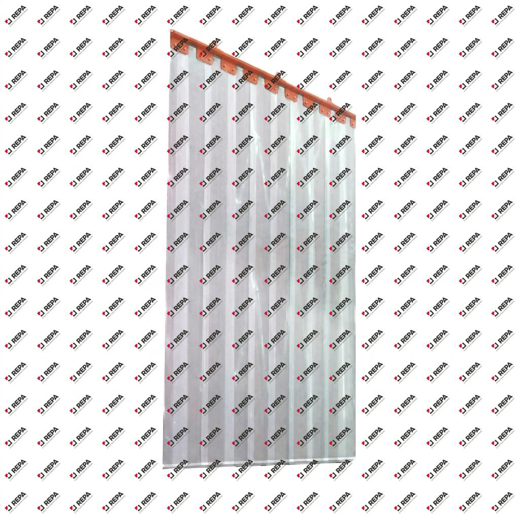Louvre curtain W 900mm H 1900mm thickness 2mm PVC