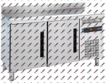 BAJO MOSTRADOR 2 PUERTAS INOX 1492x600x850mm