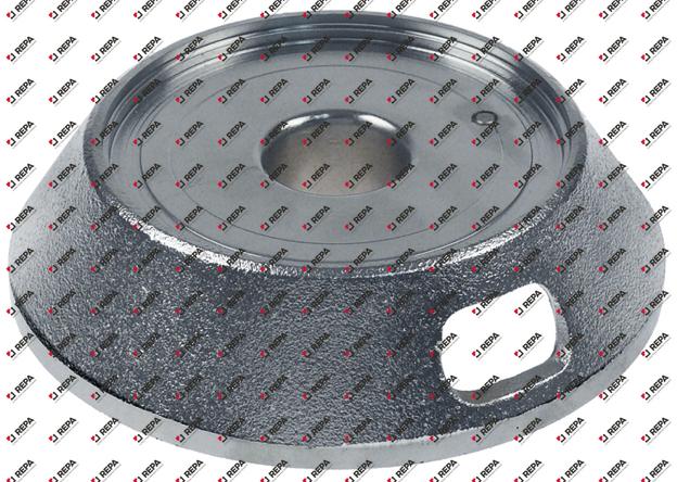 Brennerkopf für Brennerdeckel ø 100mm 7kW H 37mm