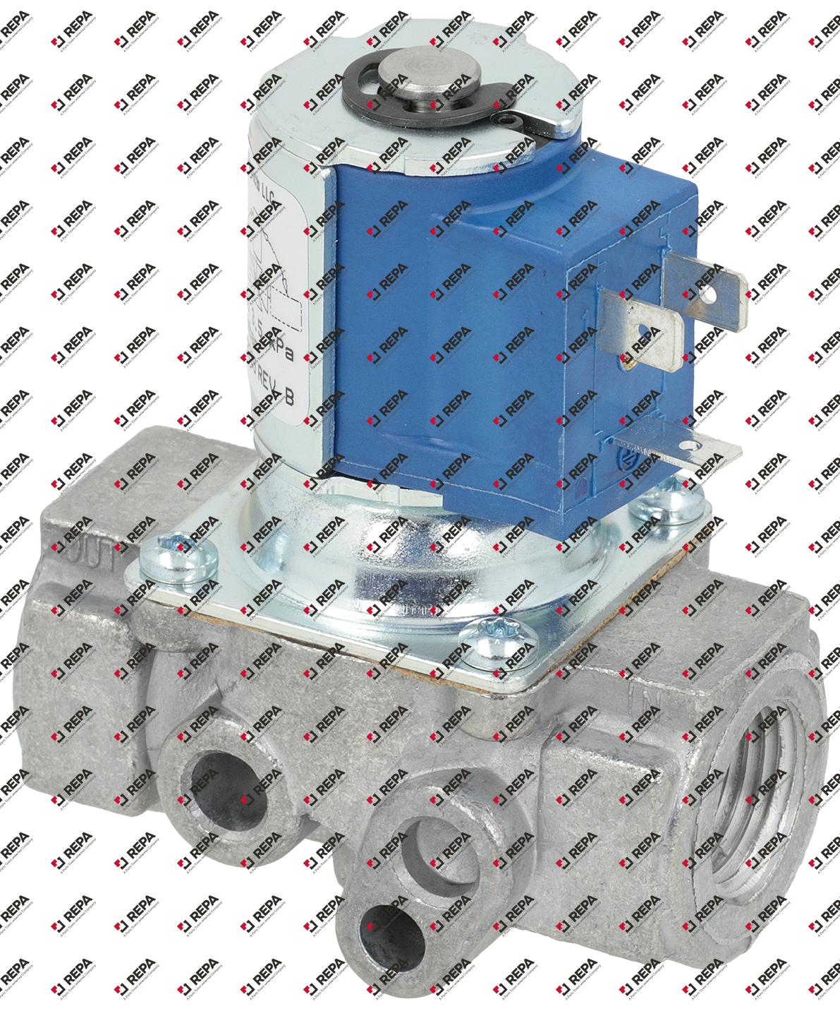 Gasventil 120VAC Anschluss 1/2" L 77mm BASOTROL
