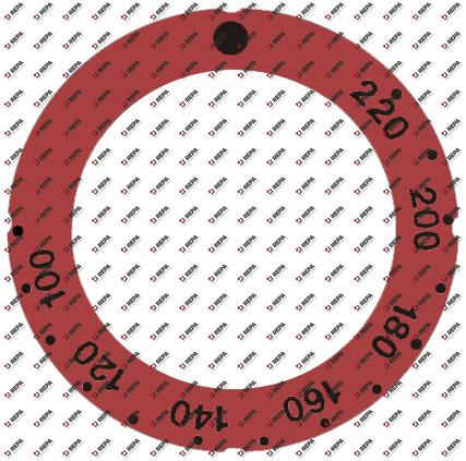 Knebelsymbol rot Thermostat T.max. 220°C 100-220°C