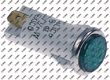 Signallampe ø 12,5mm 230V grün