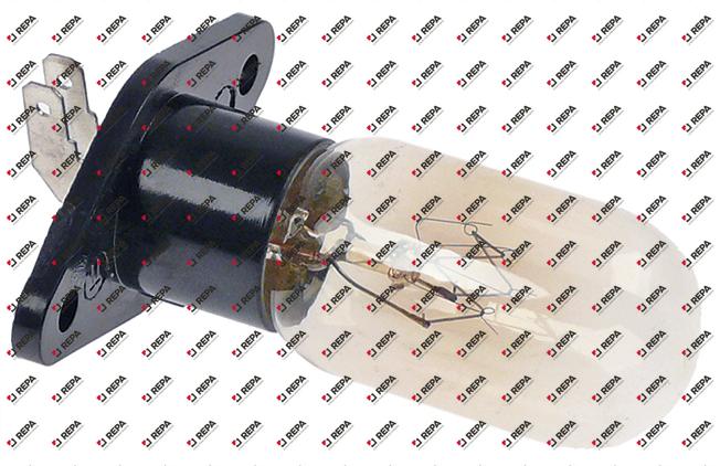 light bulb socket flange 52x27mm 240V 25W ø 25mm