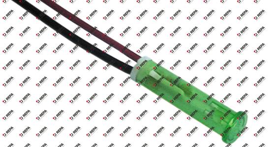 indicator light ø 6mm 6V green cable length 250mm