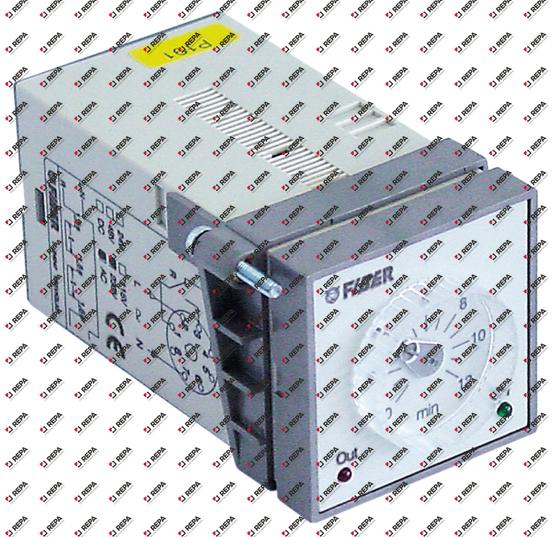 time relay FIBER E58F47 time range 0-12min 230VAC