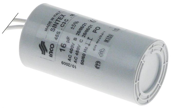 πυκνωτής λειτουργίας 400V πλαστικό  - ø 35mm Μ 70mm συμπυκνωτής κυπέλλου  - προστασία  -