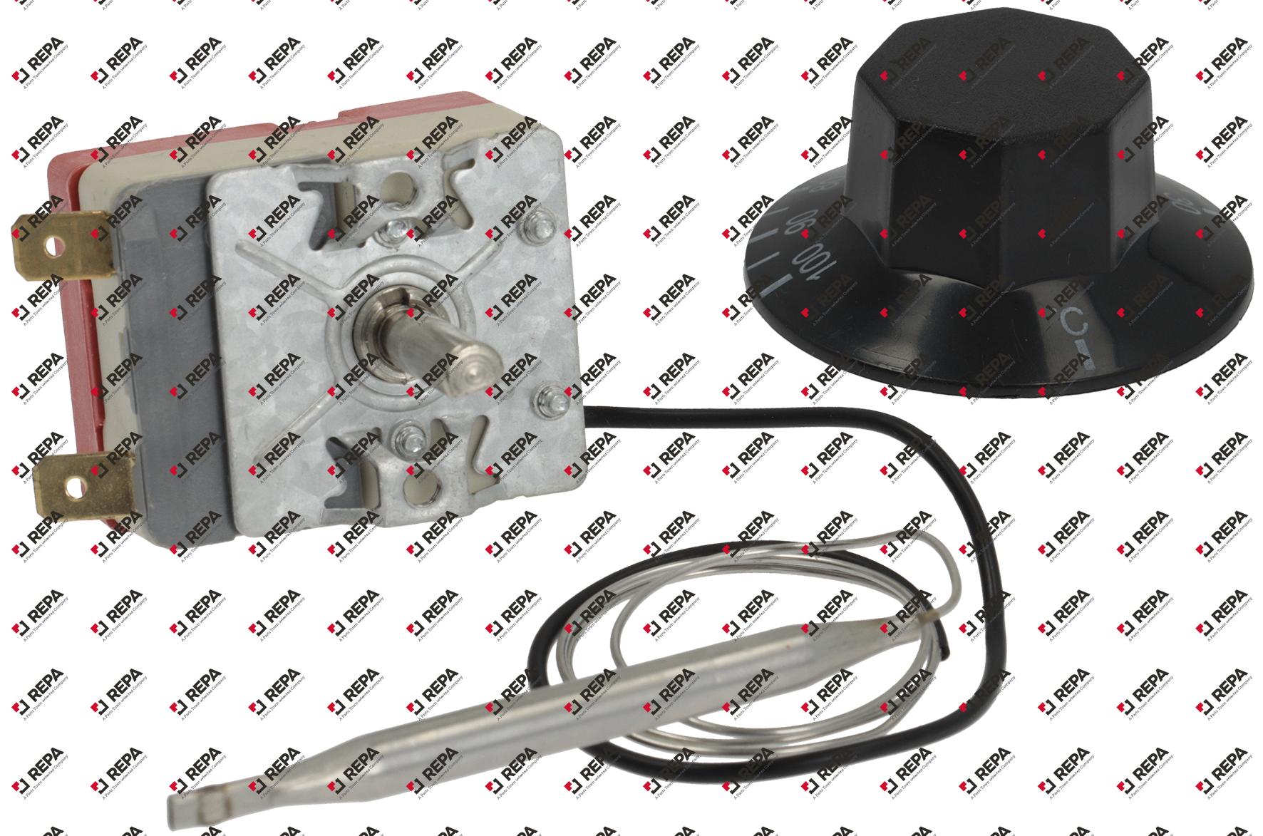 thermostat t.max. 100°C 16A probe ø 6mm