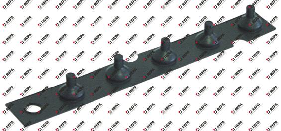 knoppenstrip inbouwpositie midden knoppen 5