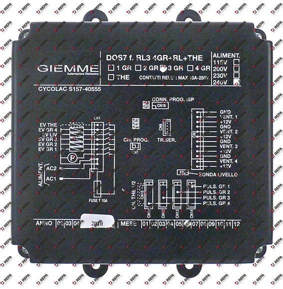 central unit 230V voltage AC