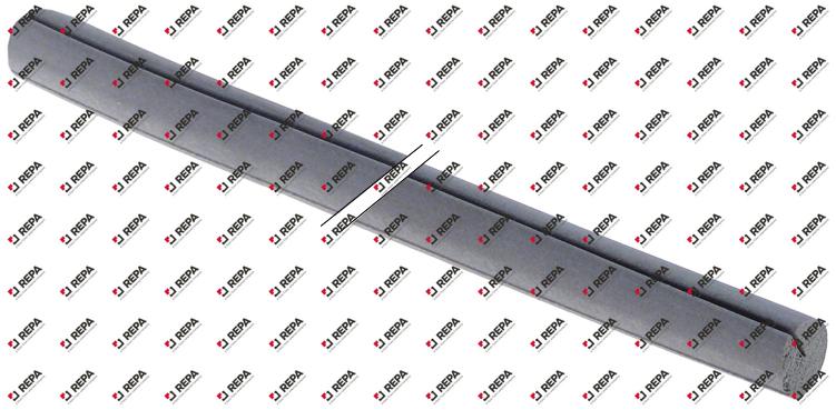 Dichtung für Schaltkasten L 415mm B 12mm Moosgummi