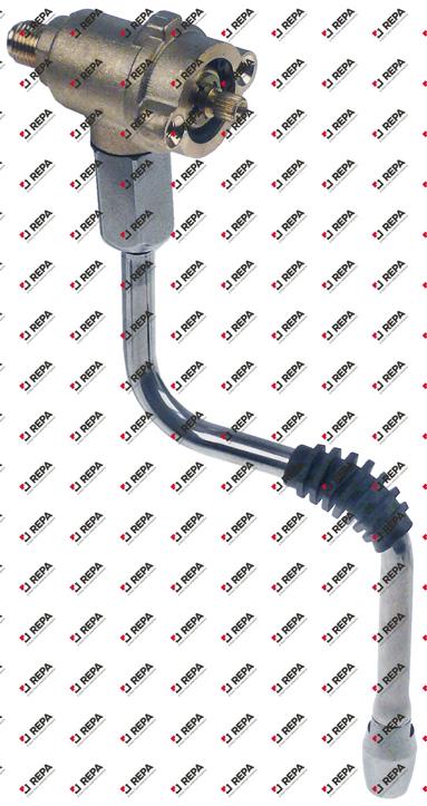 rubinetto vapore con tubo vapore entrata 1/4"