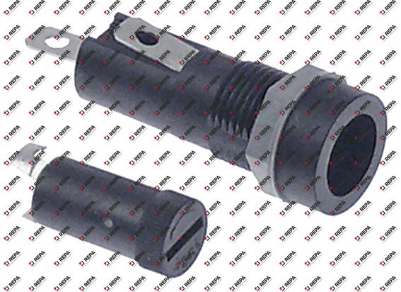 Portafusibile 10A nominale 250V attacco F4,8