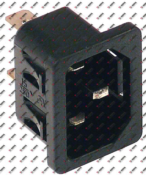 conector para aparatos de baja temperatura C14