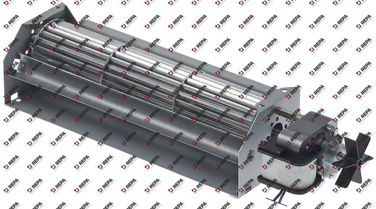 Cross flow fan motor position right roller ø 60mm