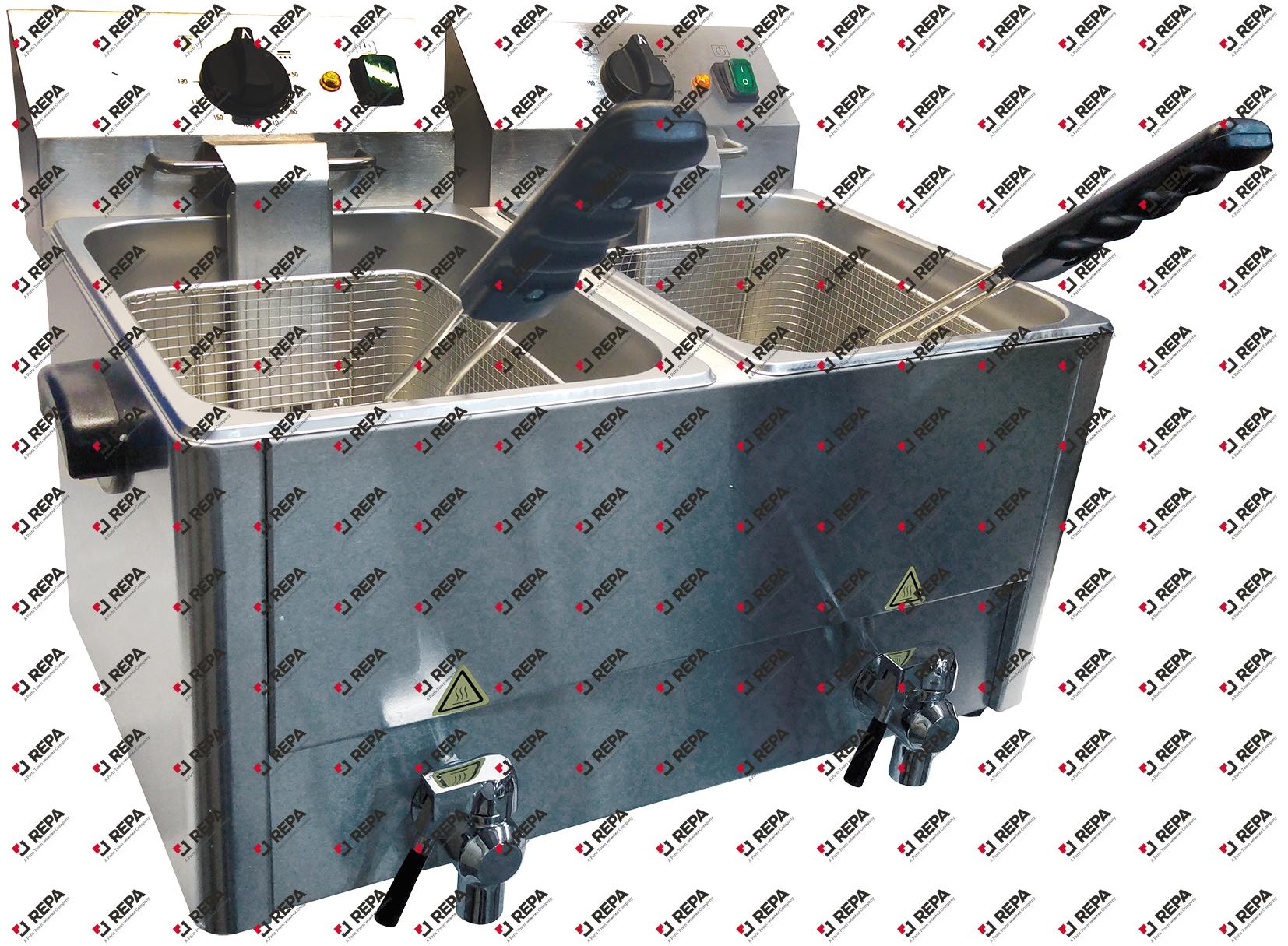 Freidora modelo EEF-2x8L eléctrico 2 x  3250W 230V