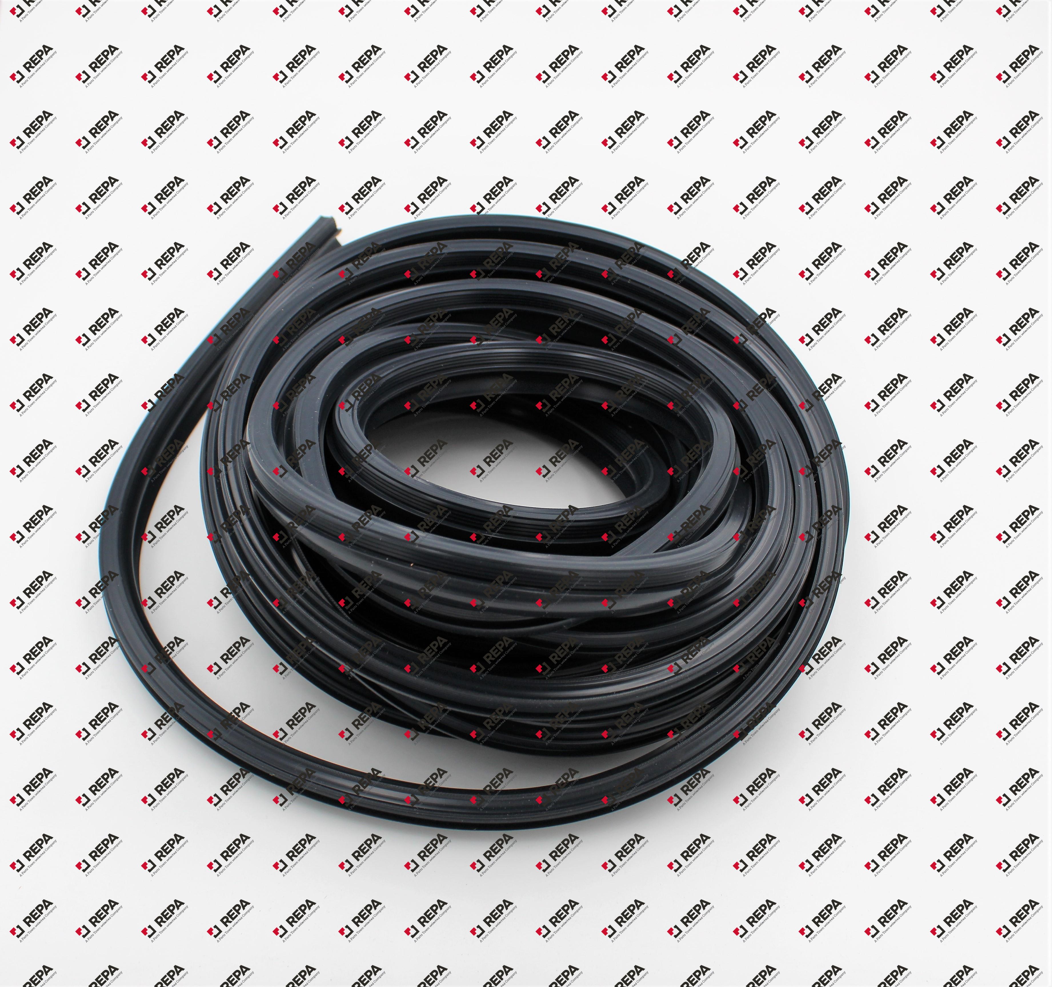 Door seal silicone 50SH profile THT blue-grey