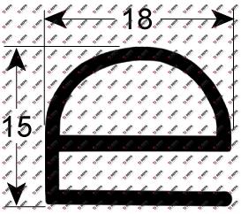 refrigeration gasket profile 9159