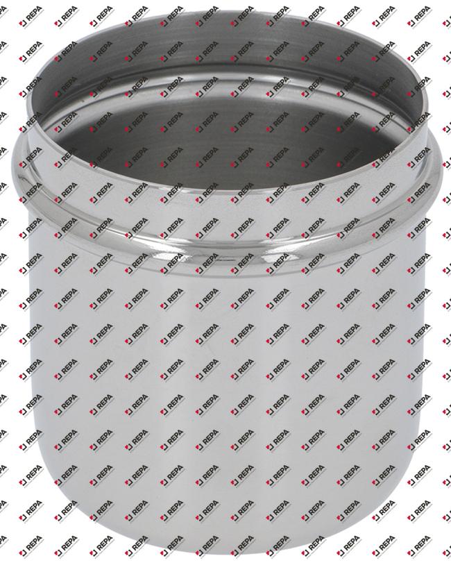bac doseur produit acier inox ø ext. 55mm H 60mm