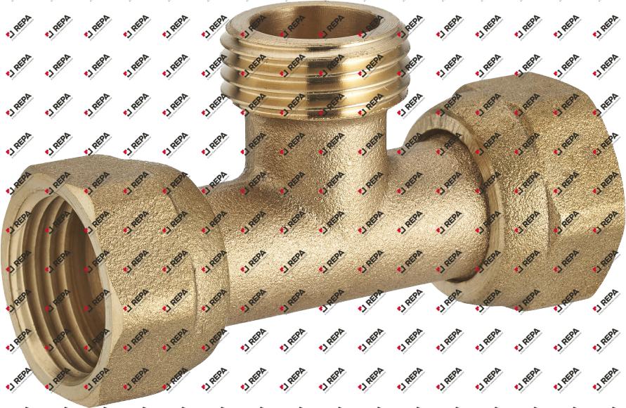 FMF 3/4" TEE - ROTATING NUTS