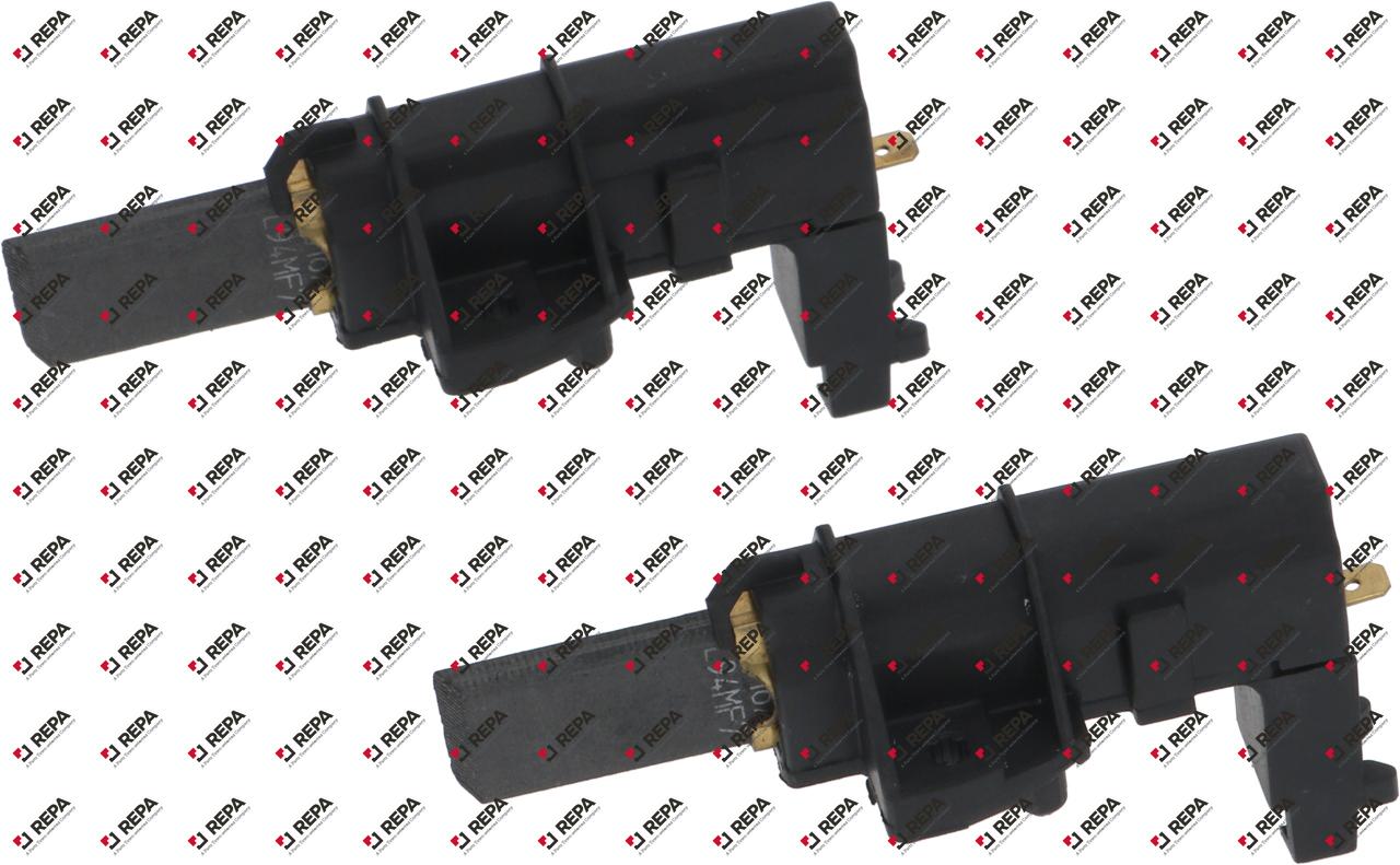 Jeu de charbons raccord F 4,8x0,8mm