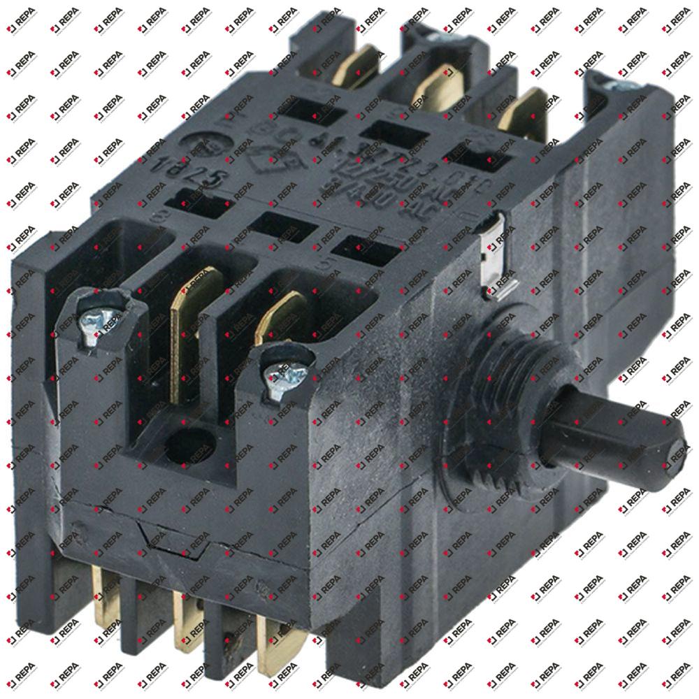 rotary switch 7 2-pole + 1-pole signal contact
