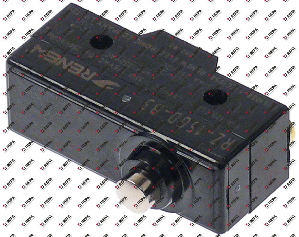 Mikroschalter stiftbetätigt 250 V 15 A 1CO