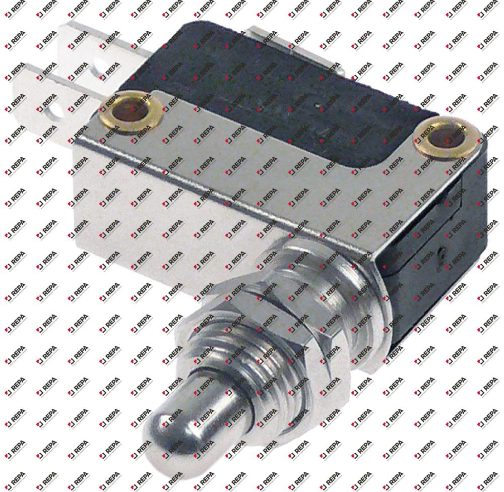 Microswitch pin operated 250V 16A 1CO