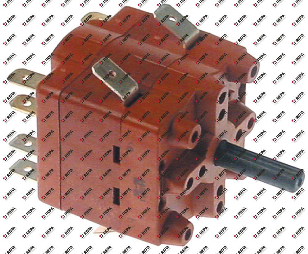 rotary switch 3 0-1-2 sets of contacts 6 type 4RH
