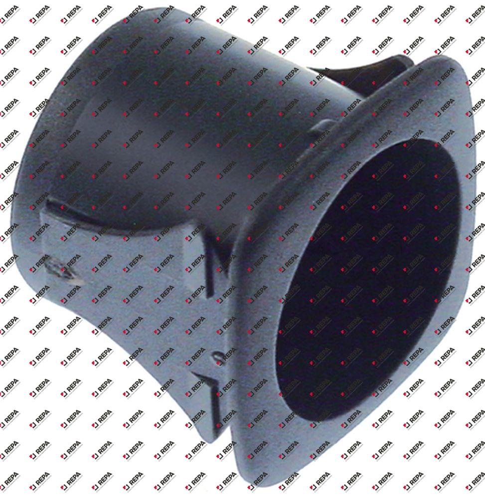 Elementträger Maße 25x25mm ID ø 21,4mm grau
