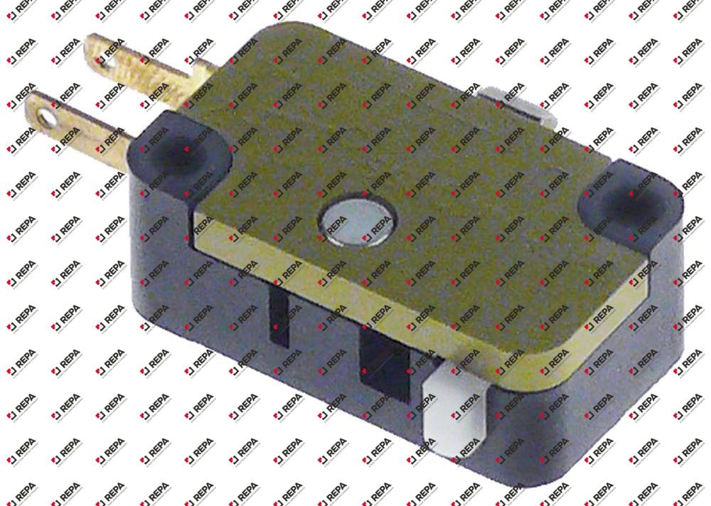 μικροδιακόπτης λειτουργία με πείρο 400V 3A 1CO  σύνδεσμος αρσενικό εξάρτημα 2,8mm πράσινο/γκρι