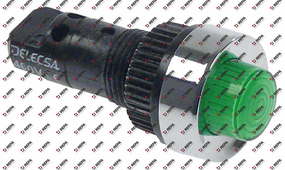 indicator light ø 13mm 400V green connection screw