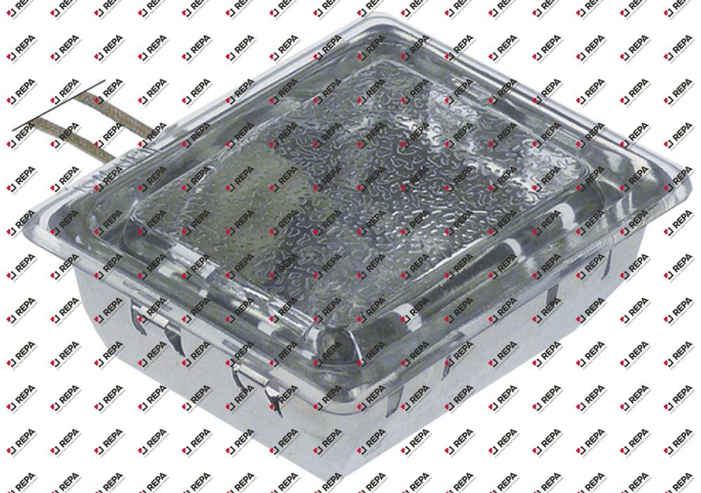 Backofenlampe Fassung G9 230 V 25 W L 70 mm