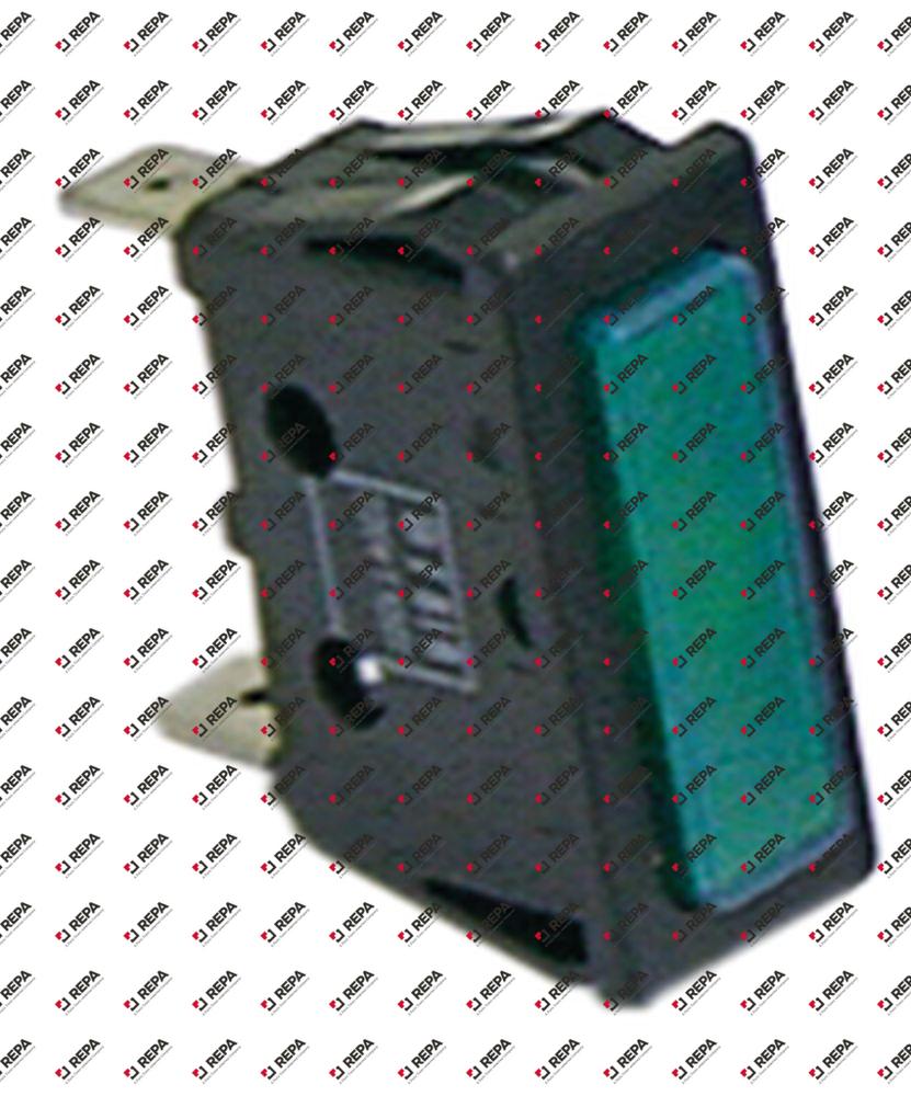 Lampada spia dimensioni di montaggio 30x11mm 230V