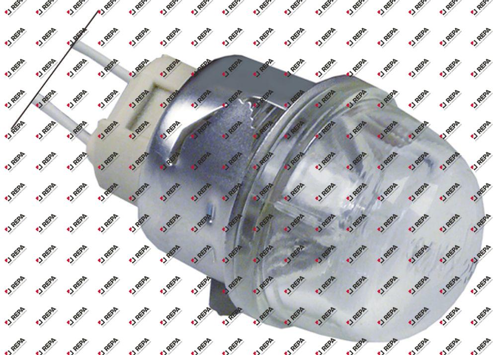 Oven lamp socket G9 230V 25W mounting ø 35,5mm