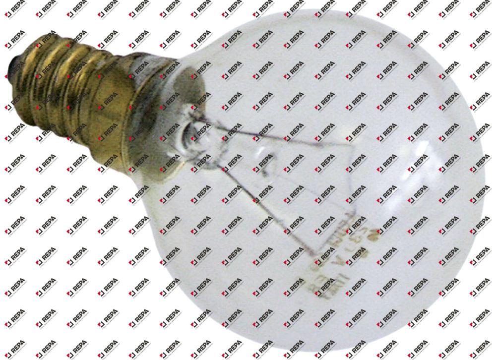 Lampadina attacco E14 230V 25W L 76mm ø 45mm