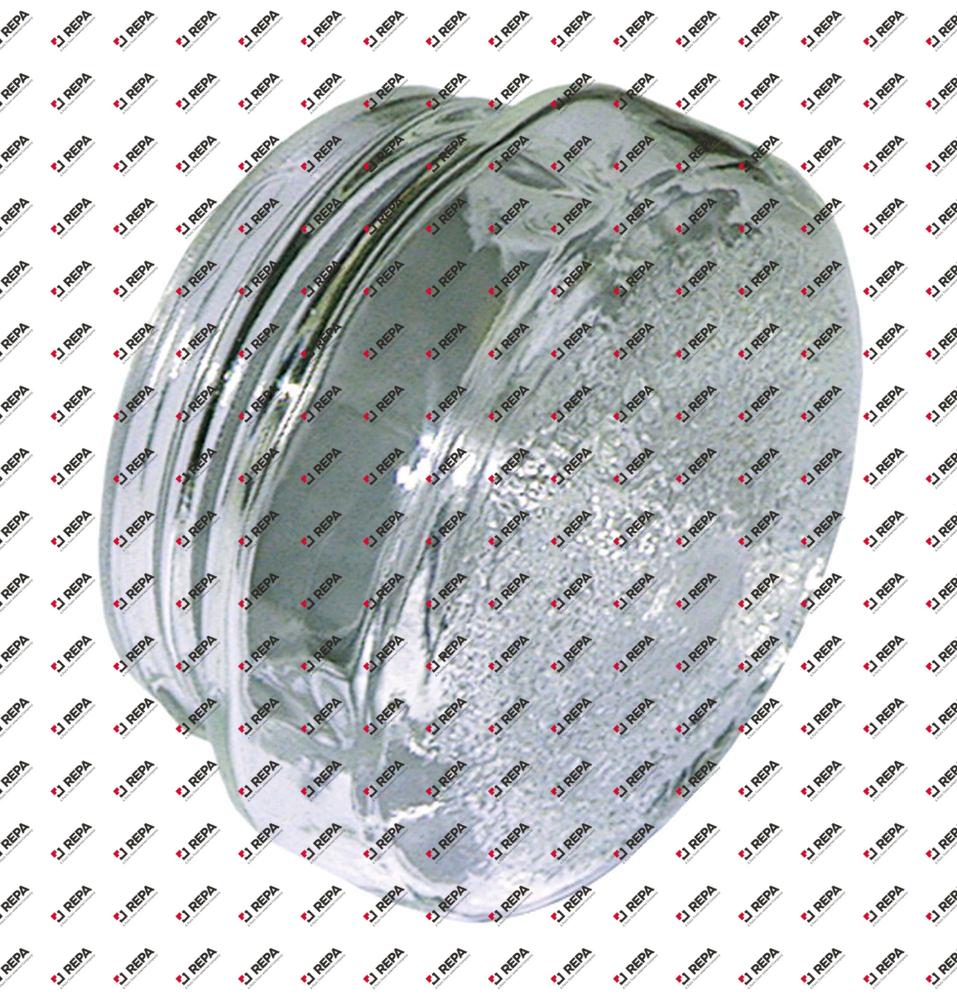 Oven lamp glass temp.-resist. 350°C thread ø 62mm