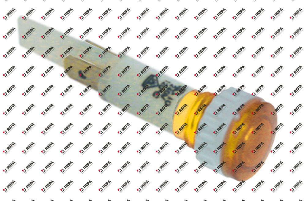 Signallampe ø 10 mm 230 V gelb
