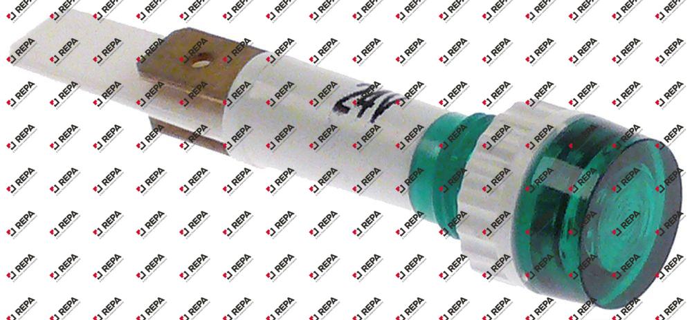 indicator light ø 10mm green 24V